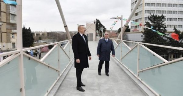 Prezident Bakı-Sumqayıt yolundakı vəziyyətlə maraqlandı – FOTOLAR