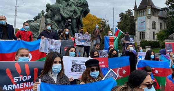 İsveçrədə erməni terroruna etiraz aksiyası keçirildi – Fotolar