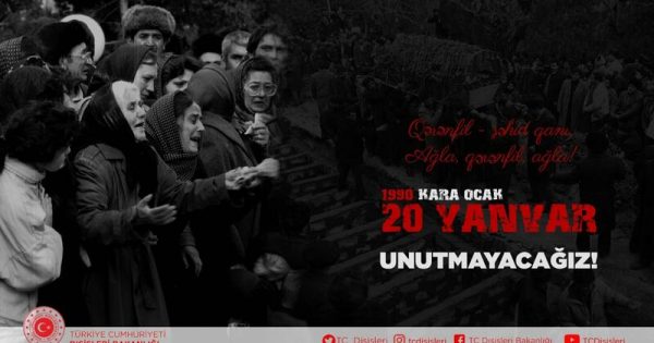 Türkiyə XİN-dən 20 Yanvarla bağlı paylaşım