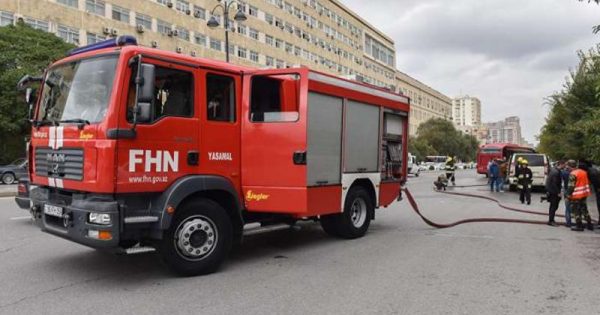 FHN Yasamaldakı yanğınla bağlı məlumat yaydı