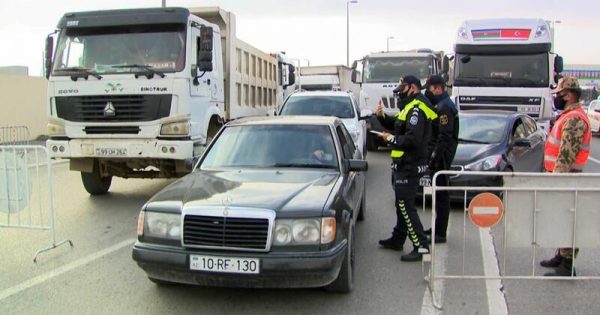 2258 nəqliyyat vasitəsi postlardan geri qaytarıldı