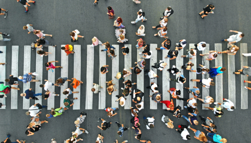 image-aerial-people-crowd-on-pedestrian-crosswalk-top-view-background