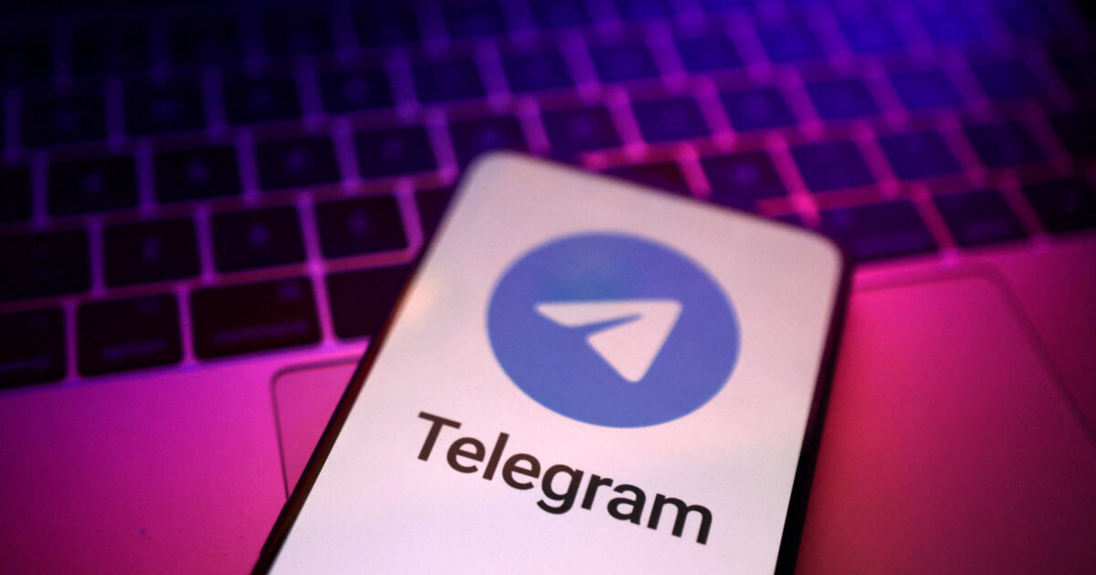 image-illustration-shows-telegram-app-logo